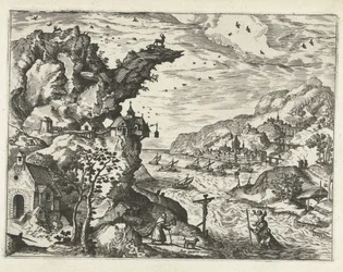 Paisagem com São Cristóvão
Paisagens, paisagens marinhas e paisagens urbanas imaginativas (título da série)