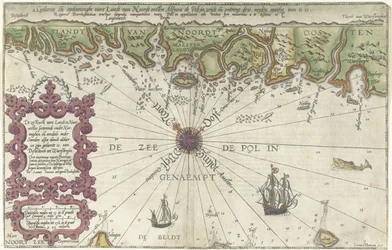 Mapear parte da costa da Noruega e da Suécia O mar Kuste vant Landt no Nordeste classificando sob Noruega e parcialmente sob Suécia (...) (título no objeto)