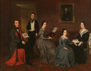 A familia de Jorge Flaquer
