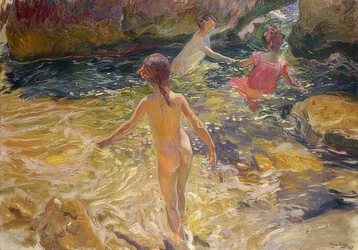 Banhistas, Jávea, 1905