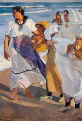 As mulheres pescadoras de Valência. 1915