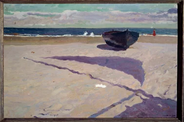 The Shadow of the Boat Painting by Joaquin Sorolla y Bastida (1862-1923) 1903 Madrid, Museu Sorolla
