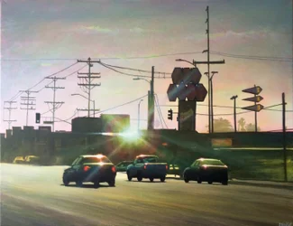 San Fernando Valley 4, c.2012 (acrílico sobre painel)