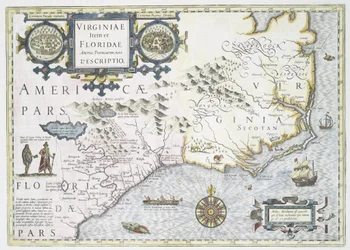 Virginia et Flórida provincial Nova, 1636