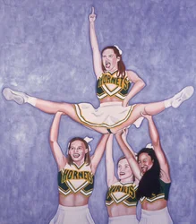 Vamos para o Hornets  1 Yeah !, 2002 (óleo e acrílico sobre tela)