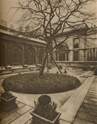 Uma inspiração arquitetônica: The Garden Court no Banco da Inglaterra, c1935.