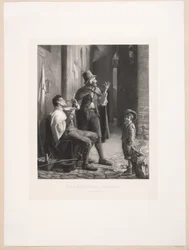 Dinamarquês: Barbeiro de rua romano
