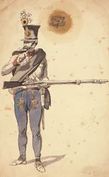 Soldado privado da infantaria húngara, 1835-1849