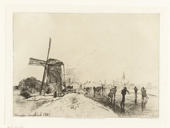 Vista de Maassluis
Vue de la ville de Maaslins (Hollande) (título da série)