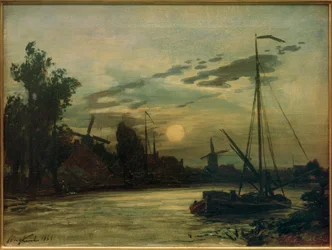 Paisagem à noite