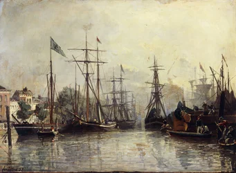 Porto de Roterdã, 1857