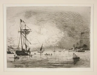 Sortie du Port de Honfleur (Saída do Porto de Honfleur)