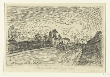 Saída do hospital de Cochim (Faubourg Saint-Jacques, Paris)
Sortie de la Maison Cochin (Faubourg Saint-Jacques) (título sobre o objecto)