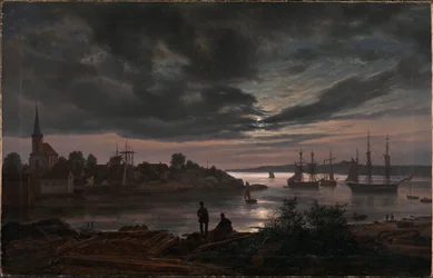 Larvik ao luar