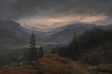 Vista sobre Hallingdal, 1844
