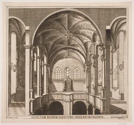 A parte superior da Igreja do Palácio de Frederiksborg