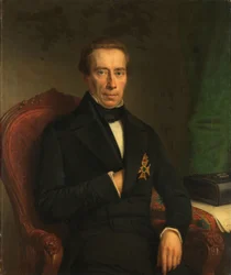 Retrato de Johan Rudolf Thorbecke, Ministro de Estado e Ministro do Interior