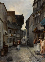 Uma rua em Landerneau