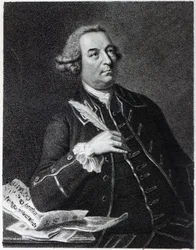Retrato de John Christopher Smith (1712-95), músico e amanuense de Handel