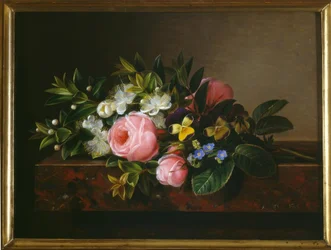 JL Jensen, ainda vida com rosas