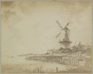 Fotoreprodução do quadro "O moinho em Wijk bij Duurstede" de Jacob Isaacksz. van Ruisdael
Musée d