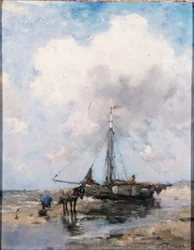 Um Barco de Pesca à Escalada (prancha)