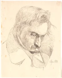 Retrato de um dos irmãos do artista