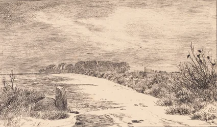 Por Himlingøye, paisagem de inverno