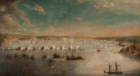A Batalha de Fredrikshamn em maio de 1790, 1791.