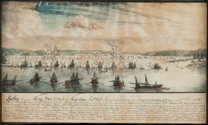 A Batalha de Fredrikshamn em maio de 1790, 1791.