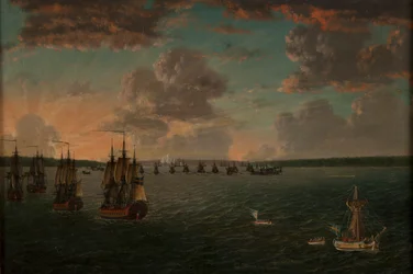 A Batalha da Baía de Vyborg, em 3 de julho de 1790, 1791.