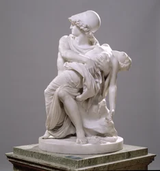 Marte e Vênus (mármore de Carrara)