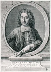 Jean Francois Lalouette (1651-1728) gravada por Jacques-Nicolas Tardieu (1716-91) (gravura)