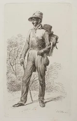 Johann Jacob Kirchner em caminhada