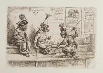 Para o Ano Novo de 1829. Macacos