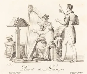 Aula de música Leçon de Musique.