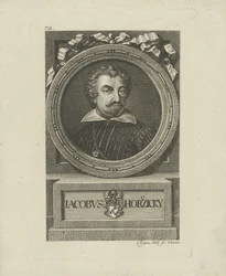 Retrato de Jakub Horcicky de Teplice 1575-1622.