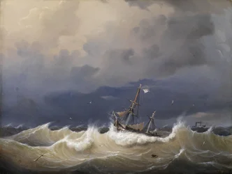 Johann Baptist Weiss peça marinha 1852