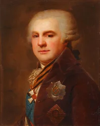 Retrato do conde Alexander Nikolayevich Samoylov 1744-1814, depois de 1796