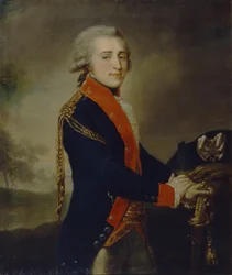 Retrato do conde Artemy Ivanovich Lazarev 1768-1791, 1790s