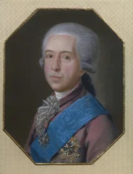Retrato do Conde Geral Mikhail Mikhaylovich Golitsyn 1731-1806, 1786
