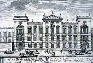 O Palácio do Conde John Wenceslas, Praga, de 