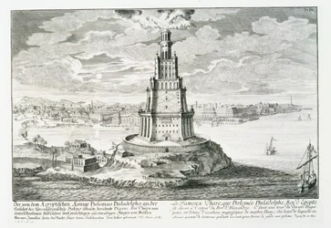 Os faros de Alexandria, placa 9 de 
