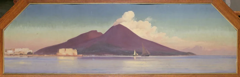 Monte Vesúvio, Nápoles (óleo sobre tela)