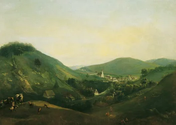 Paisagem perto de Kalksburg