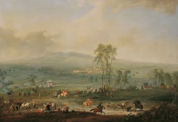 Laxenburg do Schneiderau contra Guntramsdorf e Mödling