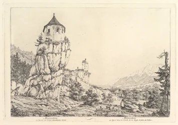 Paisagem, Mariastein no Tirol, início do século XIX.