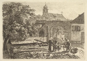 Lavandaria num Poço Artesiano, 1817.