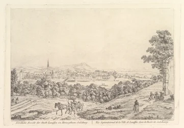 Caminhos no Dukedom de Salzburgo, início do século XIX.