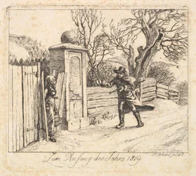 Paisagem do inverno, 1818.